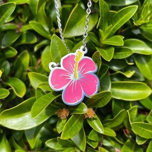 Aloha Hibiscus Flower Necklace